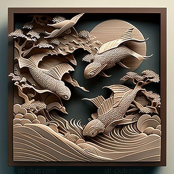 3D model japanese art (STL)